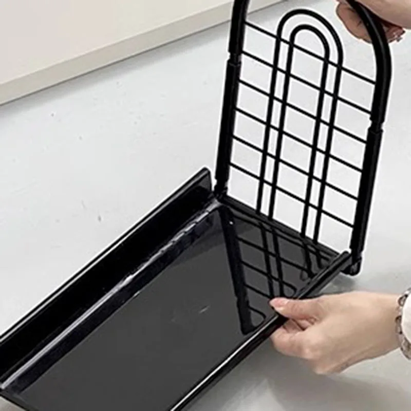 Metal Magazine Rack Holder Organizer Office Shelf Bookshelf Furniture Desk Display Decorative Stand Floating Shelves Plastic