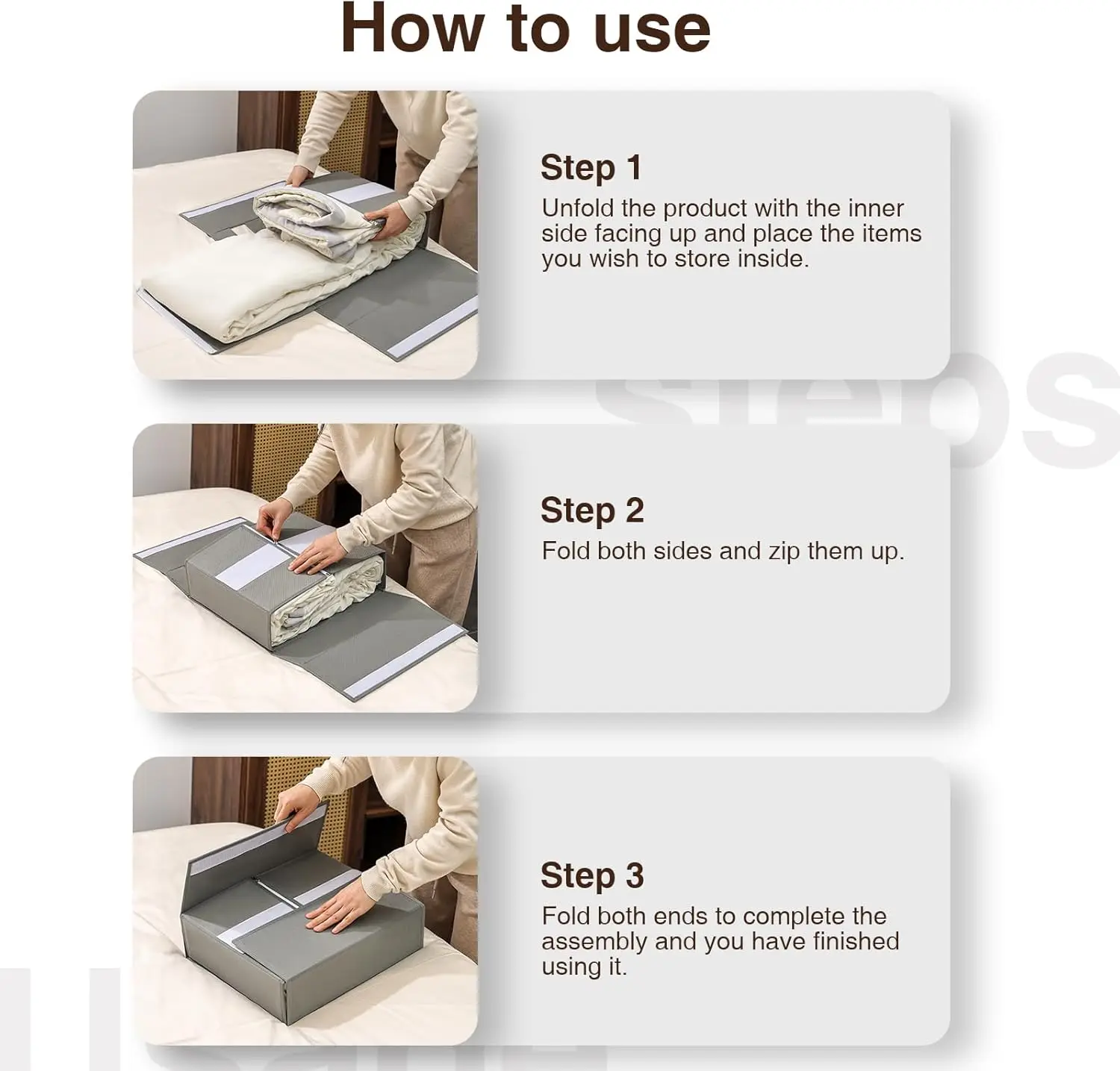 Bed Sheet Organizers and Storage 6 Pack - Foldable Sheet Organizer for Linen Bedding Storage Box for organization, Sheets Set 5