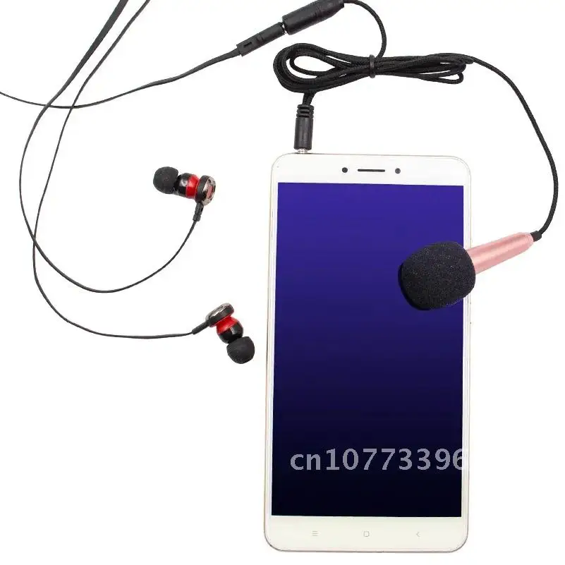 

Microphone Mini Phone Handheld Mic 3.5mm Stereo Studio Karaoke Condenser Microphone For Phone Computer Mini Phone Mic In Stock