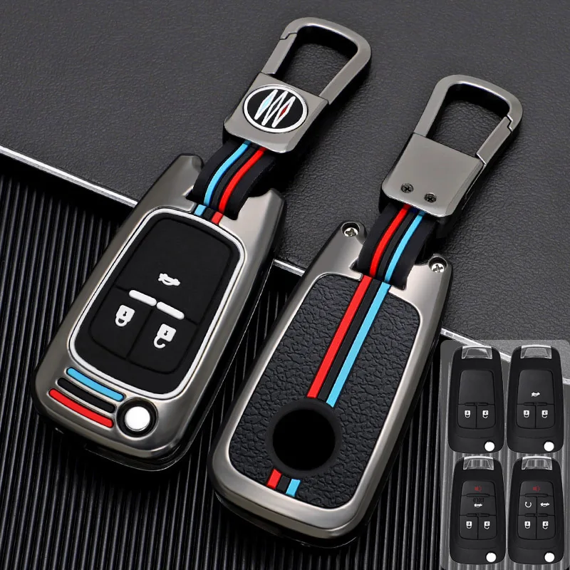 

Zinc Alloy +Silicone Car Key Cover Case for Chevrolet Camaro Cruze SS Sonic Spark Aveo Epica for Buick Lacrosse Encore GL8 Regal