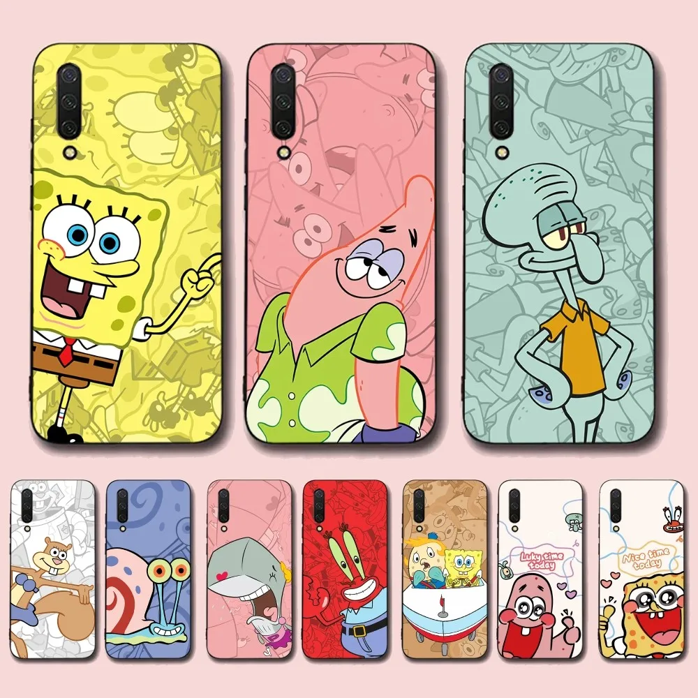 

Funny Cartoon S_SpongeBobS S_SquarePants Mousepad For Xiaomi Mi 5X 8 9 10 11 12 lite pro 10T PocoX3pro PocoM3 Note 10 pro lite