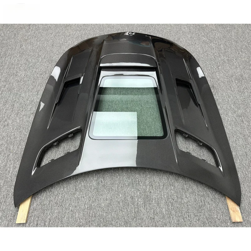 IMP 스타일 자동차 부품 카본 파이버 프론트 보닛 후드 GT GTC GTS 2015-2018 엔진 커버 자동차 액세서리