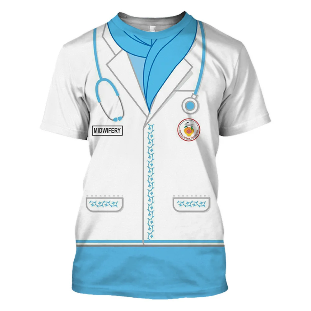 Camiseta de capitán de la marina para hombre, uniforme de la marina, cosplay, unisex, para fiestas de yates y rock, disfraz de Halloween, carnaval, camisetas con estampado 3D para hombre