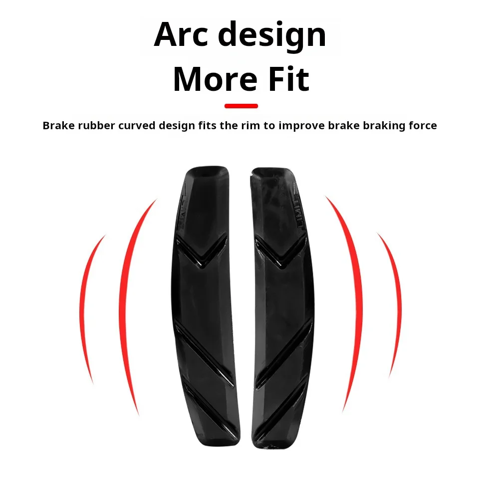 Bicycle V-brake Brake Leather Anti-skid Texture Wear-resistant Durable Mountain Bike Accessories