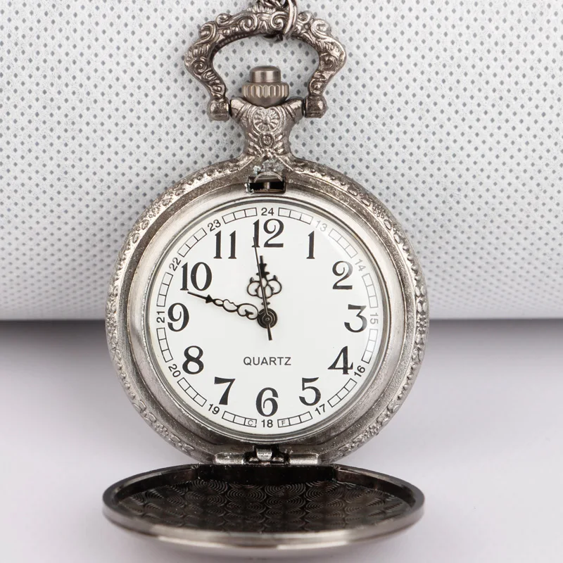 2023 Classic Popular Vogue Steampunk Quartz Pocket Watch Necklace Pendant Clock for Mens Womens TD1243