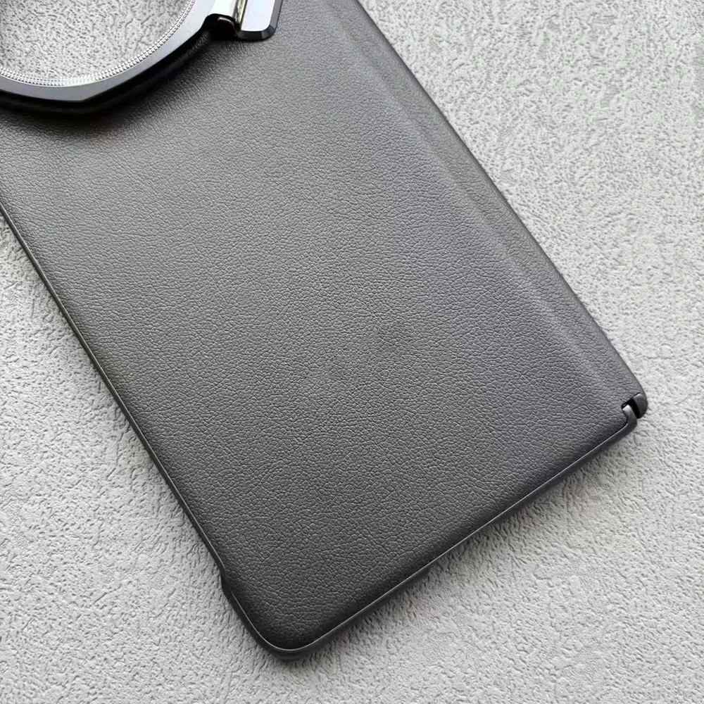 Luxury Leather Slim Shockproof Phone Case with Kickstand
