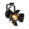 Modern LED Ceiling Lights American Retro Loft Iron Track Lamps Industrial E27 Bar Cafe Industrial Lighting Searchlight Fixtures 3