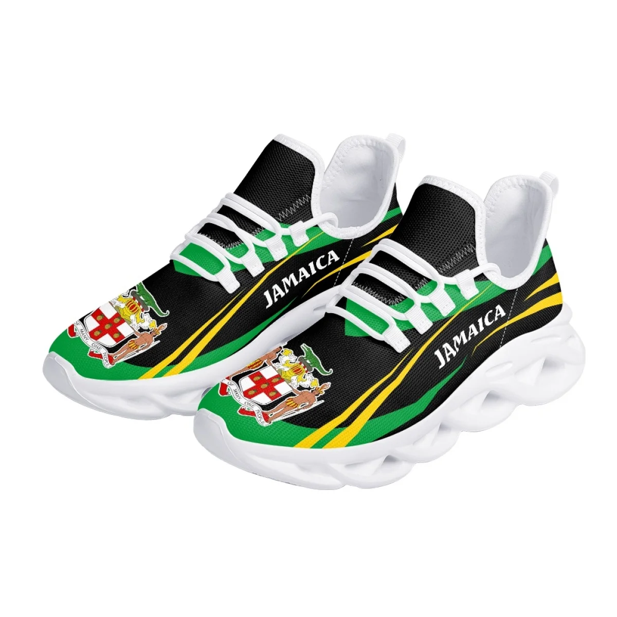Jamaica Flag Shoes for Men 2023 Blade Running Casual Sneaker