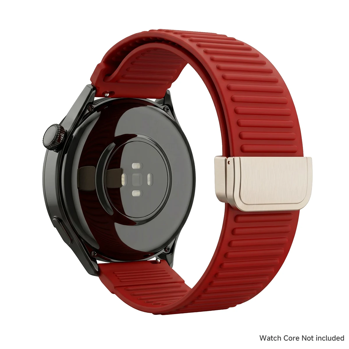 Silicone Magnetic Band – Versatile 20mm 22mm Loop Strap Bracelet