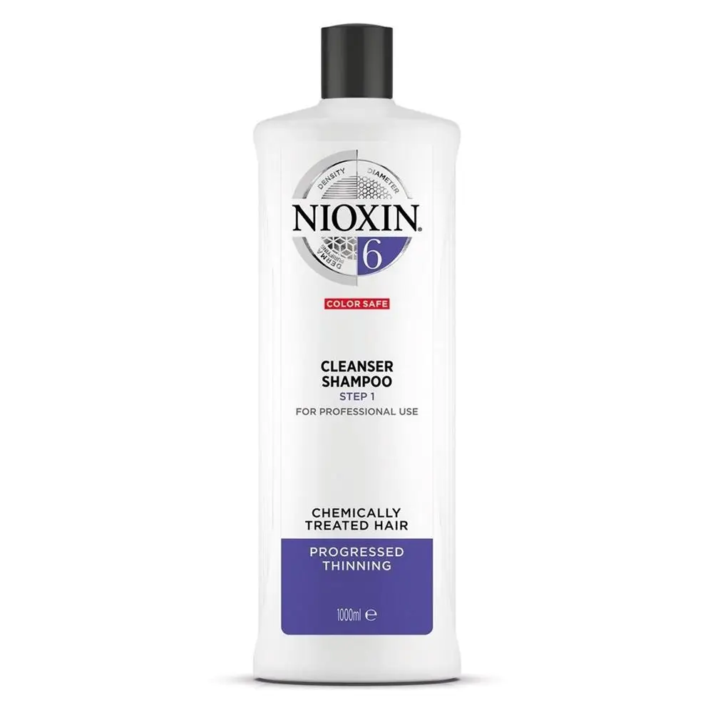 Шампунь для волос Nioxin Cleanser Shampoo 6 Очищающий шампунь Система средних или жестких