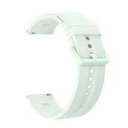 Silicone Sports Strap - Premium Soft Wristband, 22mm - 22mm (Light Green)