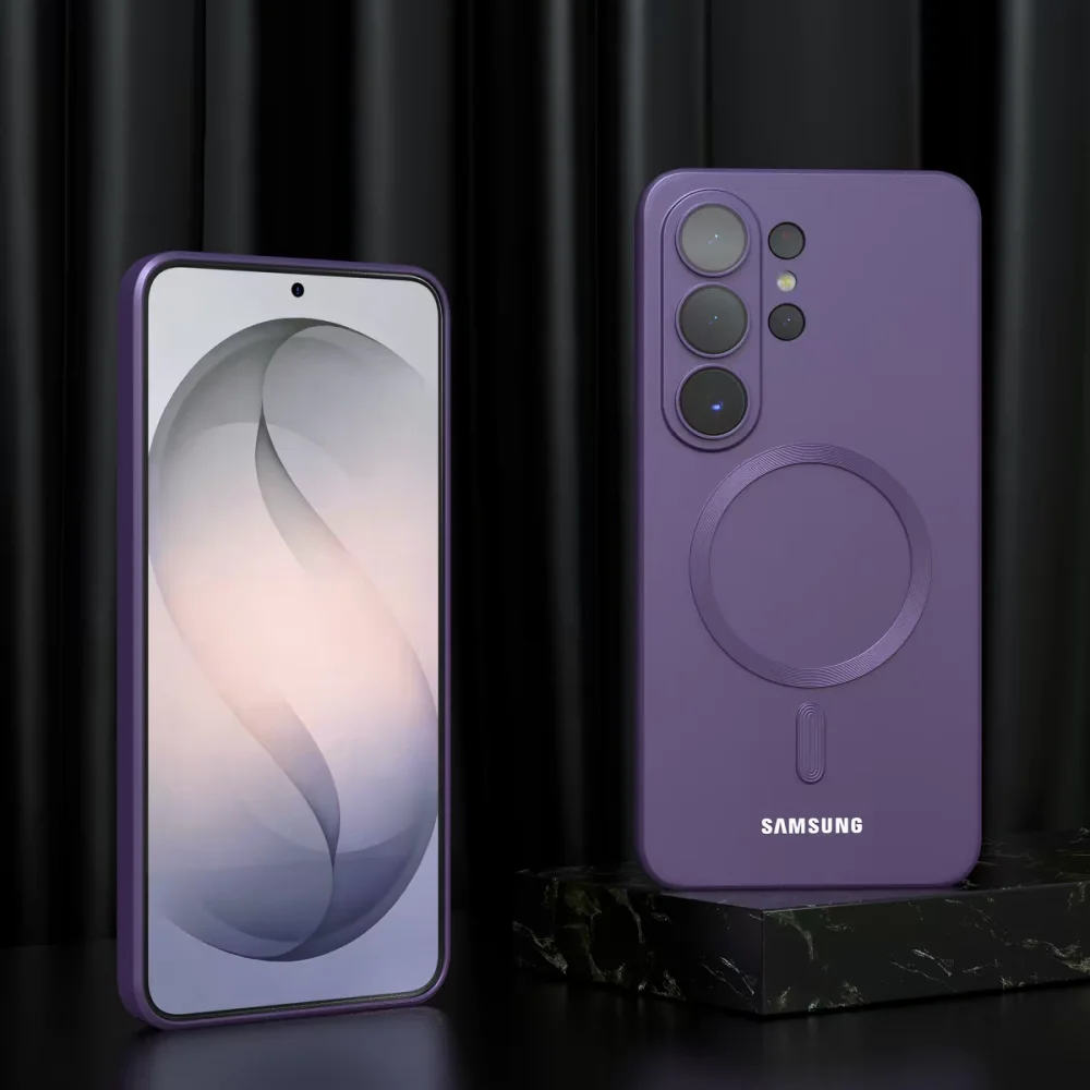 Magnetic Wireless Charging Soft Silicone Case - Enhanced Protection