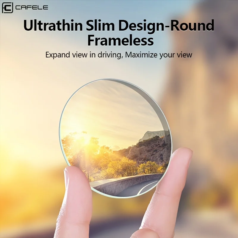 Rear View Mirror 2pcs Blind Spot Car HD Adjustable-Degree Convex Glass Universal Car Assecories Broaden Horizons