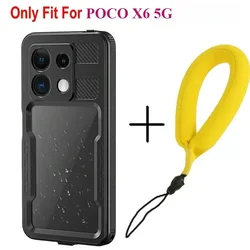 Enhanced Waterproof Shockproof Case for Smartphones - IP68 Diving Protection Full Cover (Case with strap)