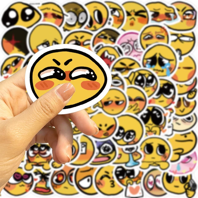 Sad cute little cursed Pou | Sticker