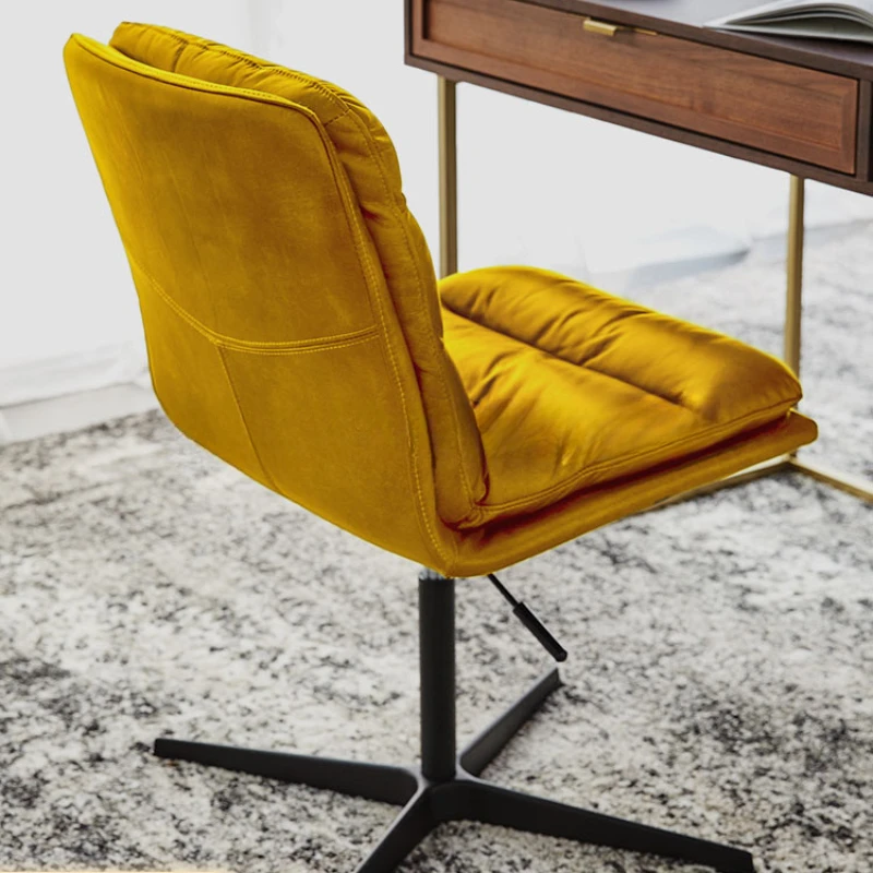 

Genuine leather office chair, computer study chair, comfortable and long-lasting swivel chair, modern and simple retro boss lift