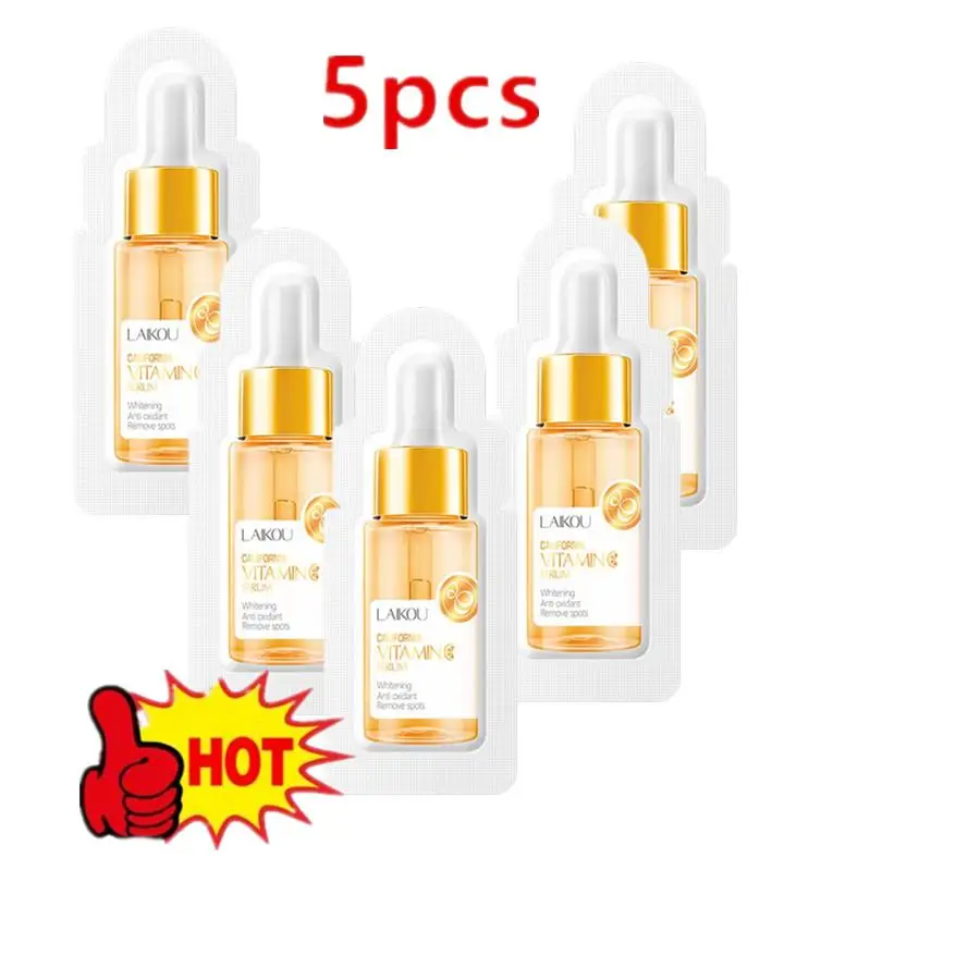 1/5/10pcs LAIKOU Serum Japan  Essence Anti-Aging Hyaluronic Acid Pure 24K Gold Whitening Vitamin C Anti Wrinkle Face Serum Care origin japan nsk bearing 689zz bearing 5 10pcs 9x17x5 mm abec 7 miniature 689z ball bearings 618 9zz 689 z zz