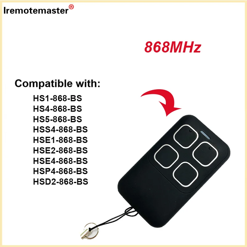 Compatible HSE1 HSE2 868 BS Hormann HSE4 BS telecommande portail 868 mhz garage Remote Control Duplicator HS1 HS4 HS5