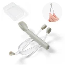 Colorful Contact Lens Handling Kit with Tweezers and Suction Rod by Dhoptical (GRAY)