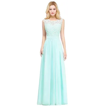 BABYONLINE فساتين وصيفة العروس باللون الأخضر النعناعي للنساء 2024 أنيقة من الدانتيل لحفلات الزفاف فستان الضيوف طويل رسمي للحفلات الراقصة فساتين سهرة