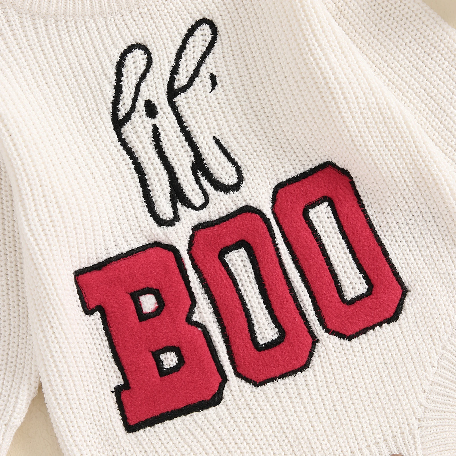 MISOWMNJOY Cute Letter Baby Knit Sweater Romper Winter Warm Girls Boys Fashion Long Sleeve Knitwear Bodysuit Newborn Clothes
