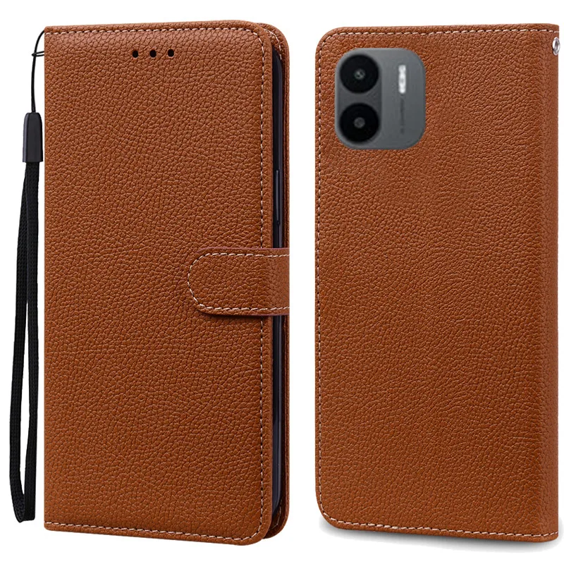 Leather Flip Wallet Phone Case - Elegant Book Style Cover, Durable Protection, Sleek Design
