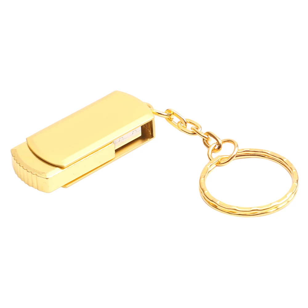 USB 플래시 드라이브, 미니 메탈 메모리 스틱, U 디스크 메모리 카드, 골든 (16G), 16GB, 4M-20 Mb/s 속도, USB 2.0