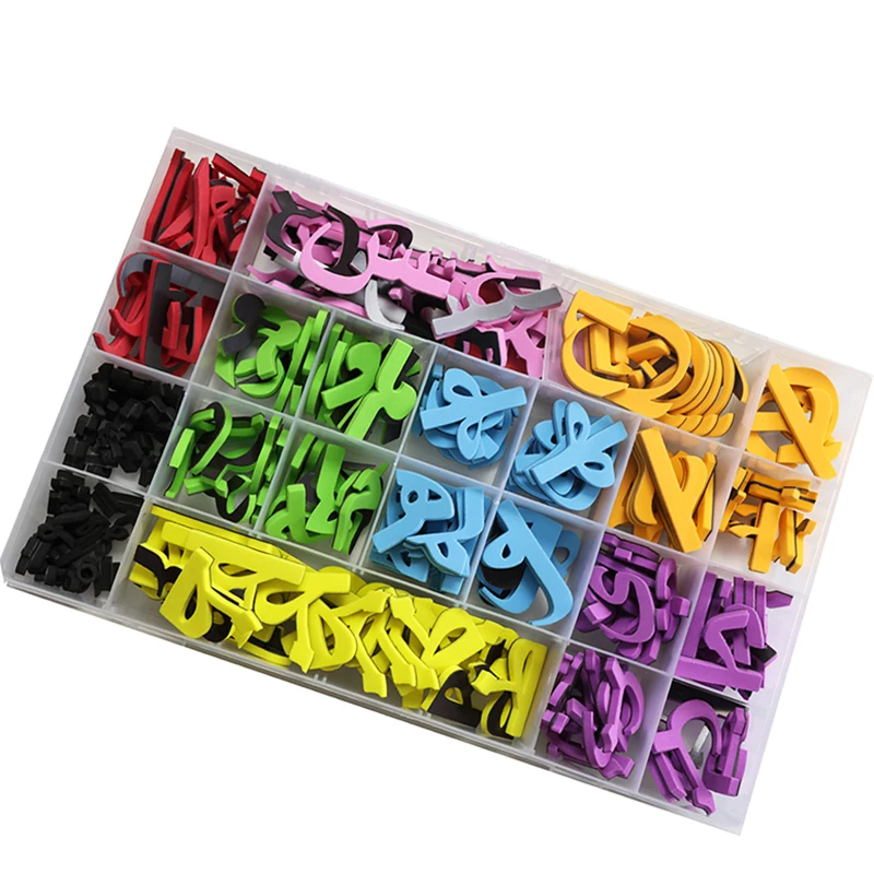 Children's Magic Arabic Letters Words 3D EVA Puzzles Jigsaw Games Montessori Early Educational Magnetic Preschool Toys for Kids 4
