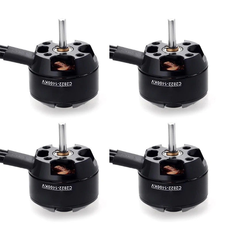 C2822 2204 1200KV 1400KV 4극 3D 비행기용 브러시리스 모터 고정익 드론 모터 1/4PCS