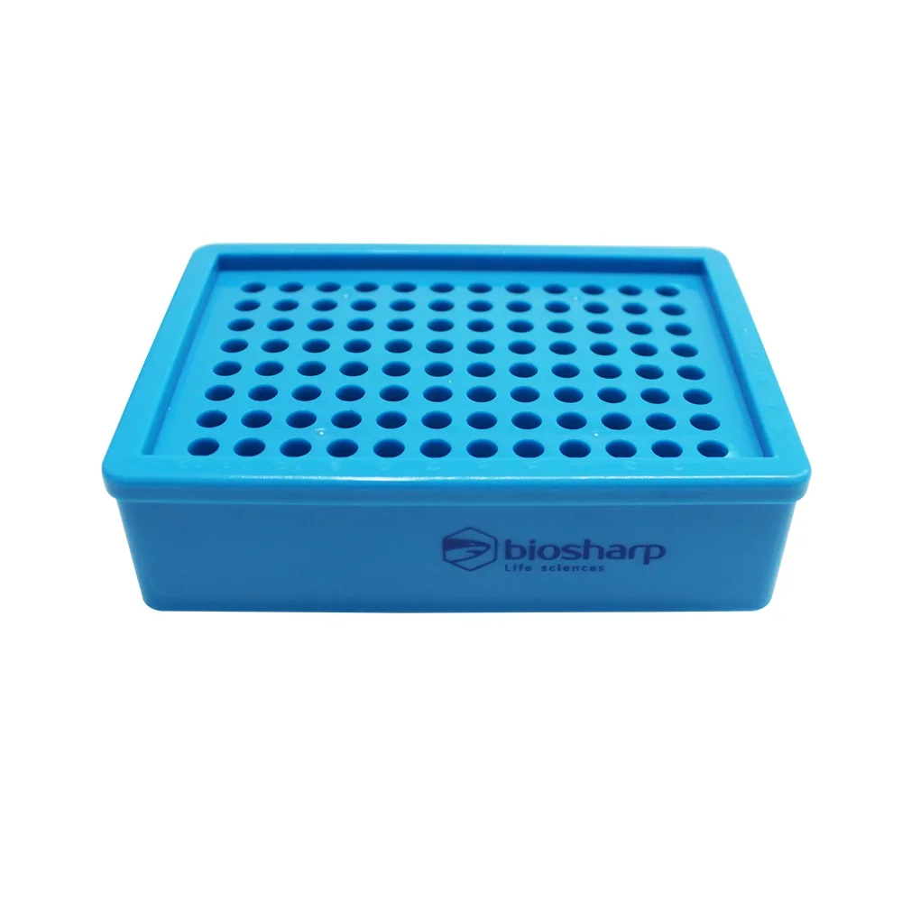 Biosharp 34/38/96 Well PCR Ice Box, Lab Equipment Suitable for 0.2/0.5 /1.5/ 2ml Cooling Centrifuge Tube Box