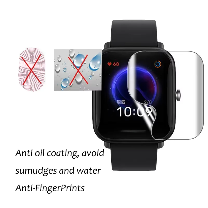 Pellicola idrogel per Amazf Watch GTS 4 3 2 2E Protezione schermo per Amazf Bip 3 U 5 Pro S Le Accessori Tpu morbido Proteggi pellicola  44