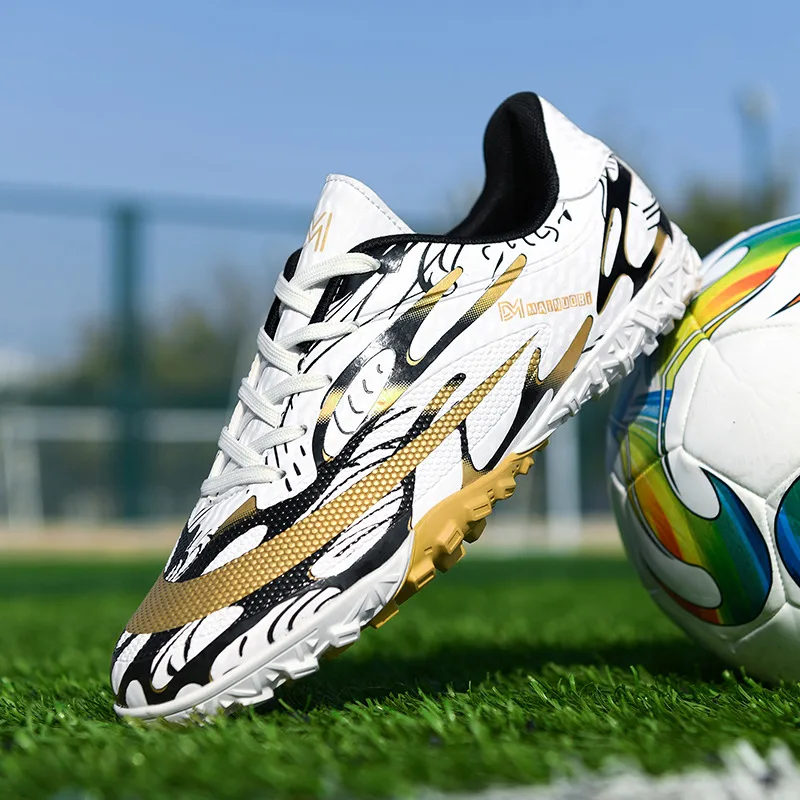 

Original Indoor Football Boots For Kids Boys Football Shoes Men Non-slip Grass FG/TF Soccer Cleats Futsal Training Sneakers Men