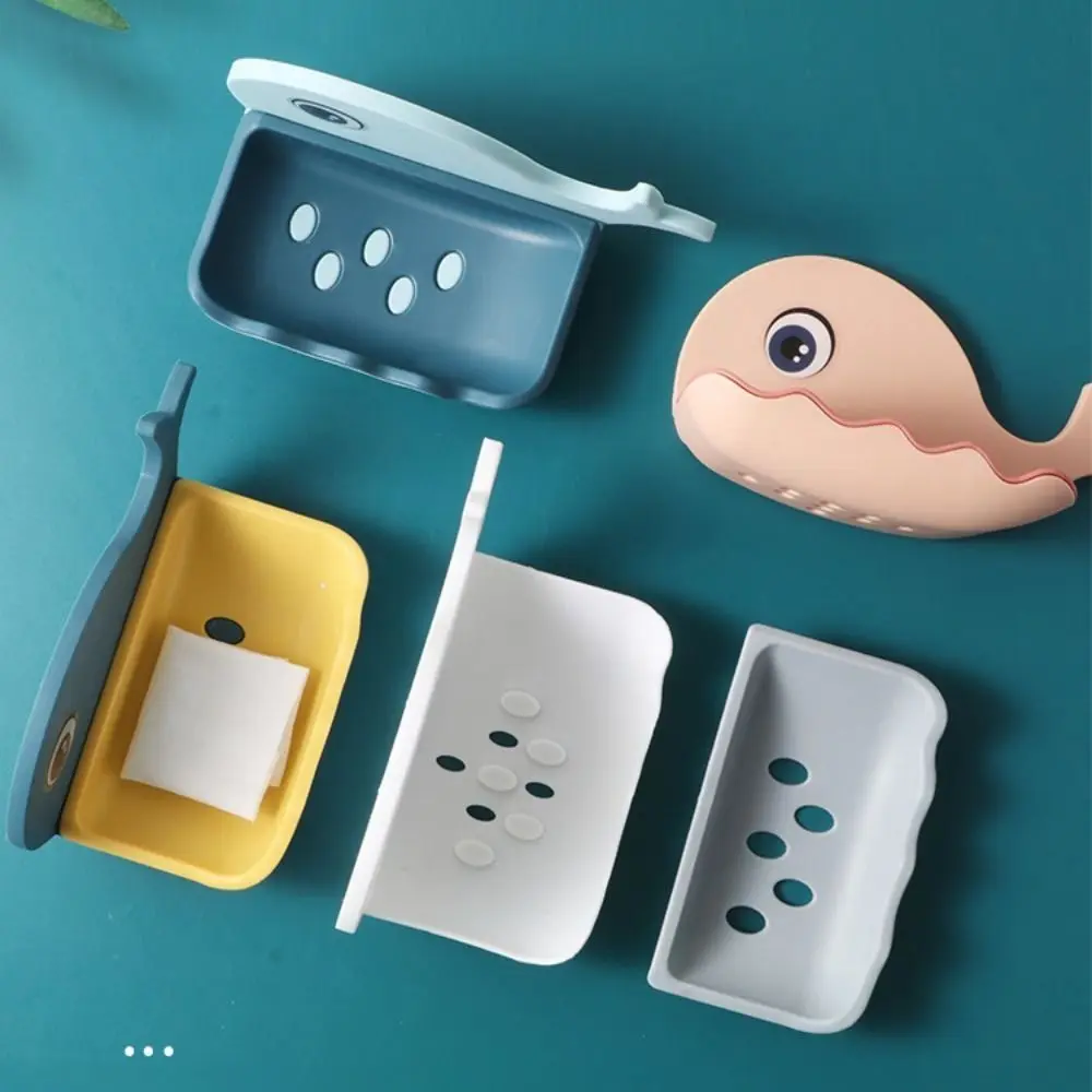 Plastic Whale Soap Holder Box for Bathroom Shower