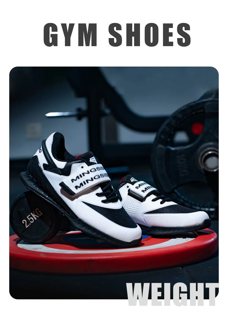 Description Picture 3 of itemMen Professional Weightlifting Shoes Women Gym Squat Boots Deadlift Non Slip Shoes High-Quality Sports Brand Training Sneakers