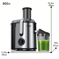 SiFENE Juicer Machine, 3.2" Big Mouth, 1000W Powerful Juicer Extractor Maker for Whole Fruits and Vegetables, BPA-Free Stainless 2