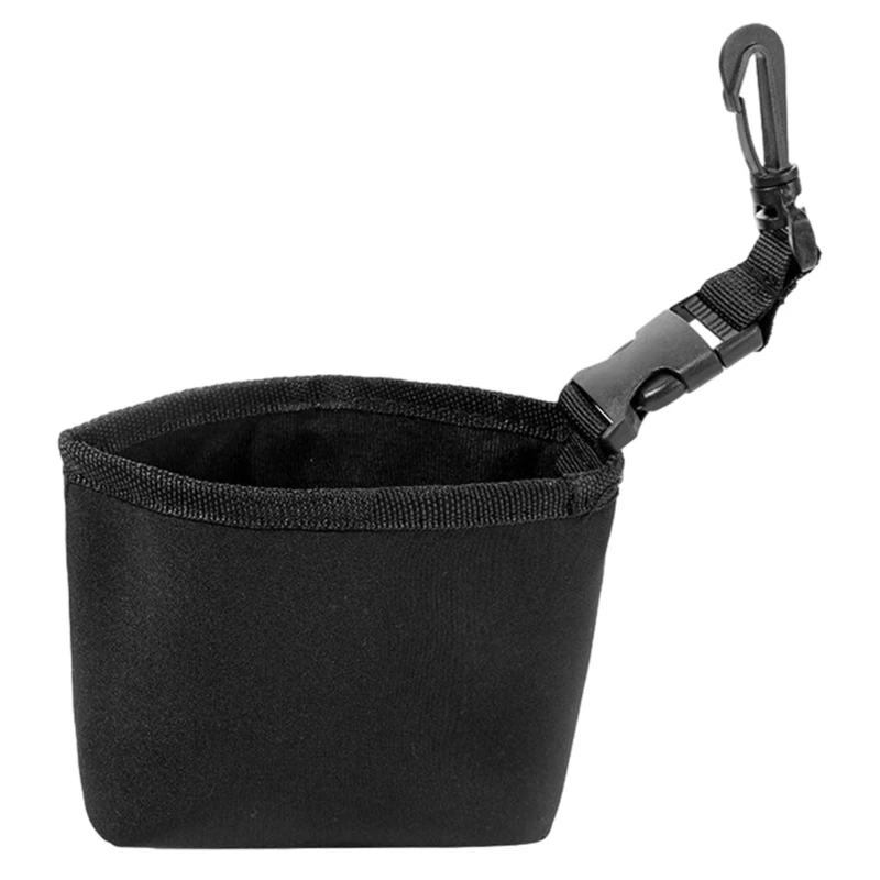 Golf Ball Washer Small Golf Pouches with Clips Practical Washable Golf Bag