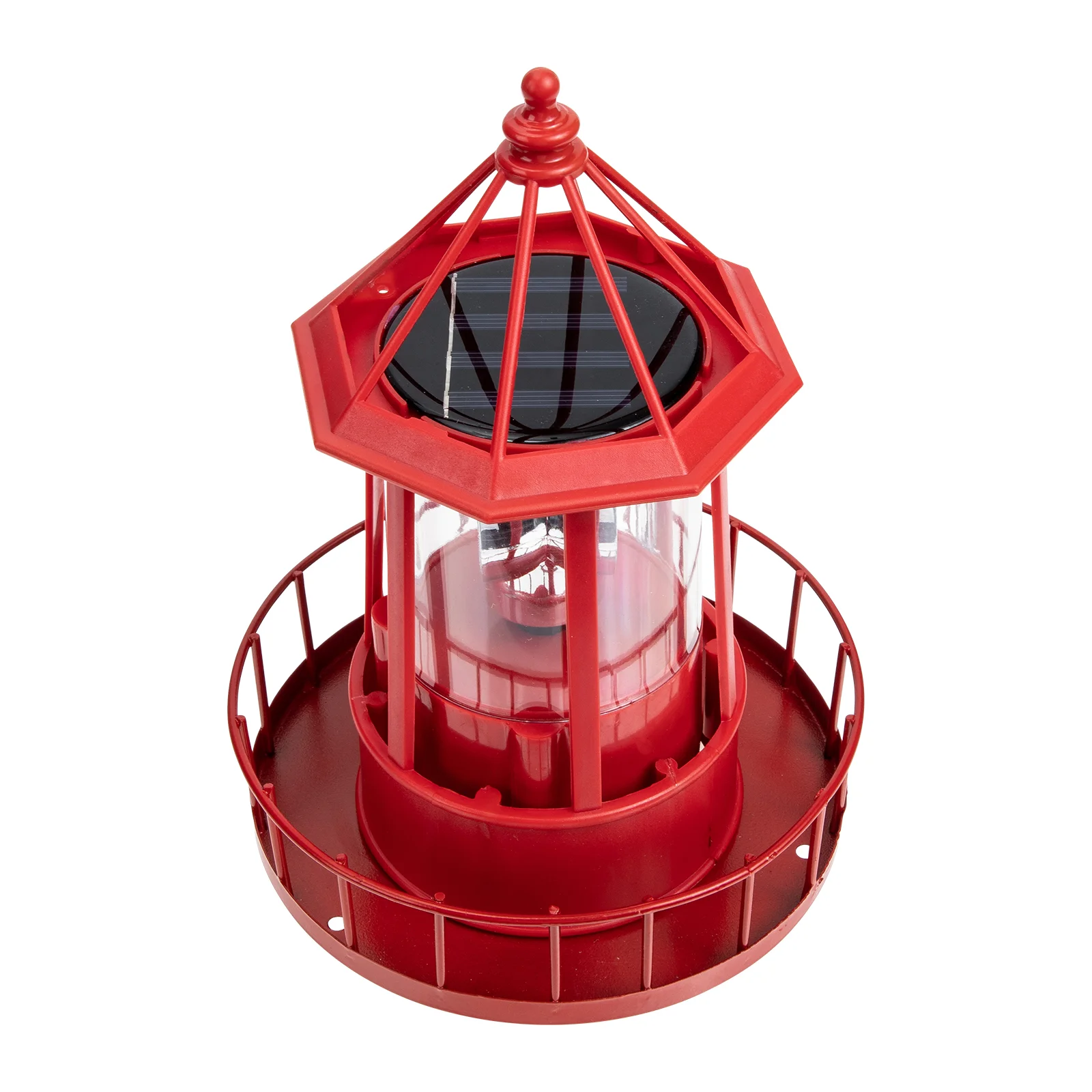 

Rotating Beacon Light Outdoor Solar Lights for outside Ocean Decor Lighthouse Lighthouse-shaped Lamp Lawn