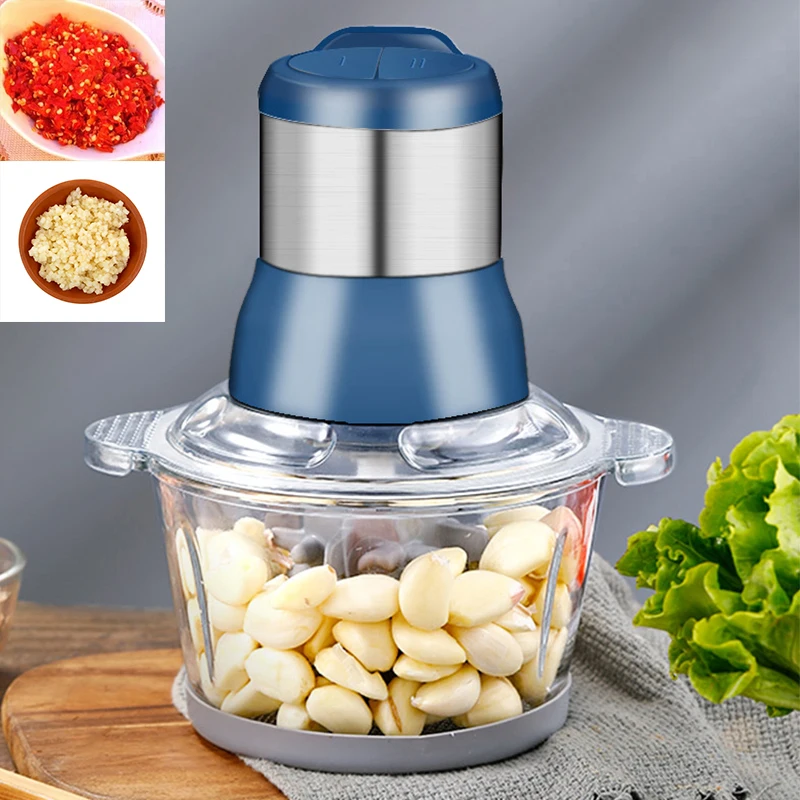 GarlicPeelingMachineHouseholdSmallMultifunctionalElectricGarlicPepperChoppedBlender