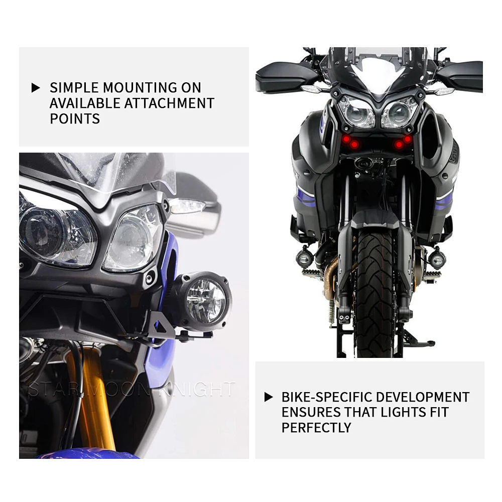 Yamaha XT1200Z XTZ 1200 슈퍼 테너 2014-오토바이 보조 조명 장착 브래킷 운전 안개 램프 스포트라이트 홀더