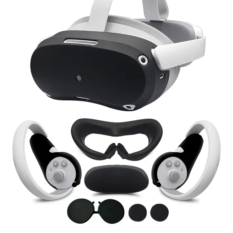 Nuovo Aggiornamento Per Pico 4 Vr Cover Protettiva Set Vr Touch Controller Shell Case Con Impugnatura Per Cinturino Per Accessori Pico 4