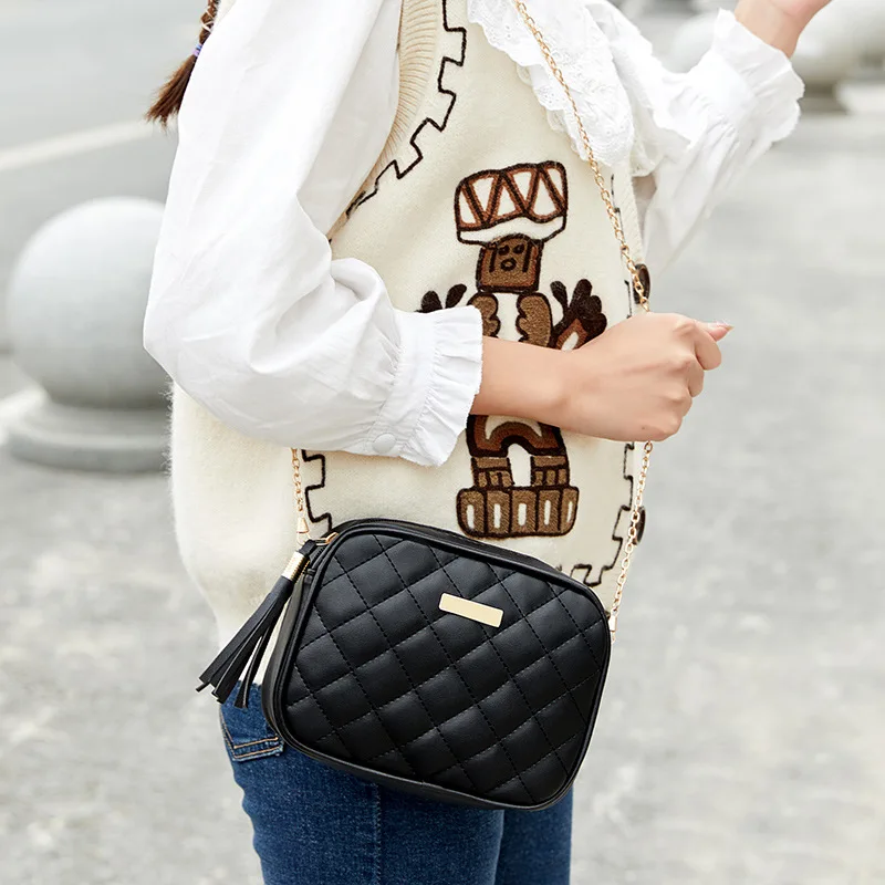 Crossbody Bag Women Messenger Bag Fashion Women's Small Crossbody Bag Lightweight PU Leather Messenger Bag Zipper Handbag Purse Summer Travel for Female