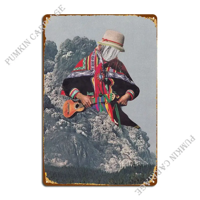 

Seismic Wave [Collage] Metal Plaque Poster Decoration Living Room Create Cinema Tin Sign Poster