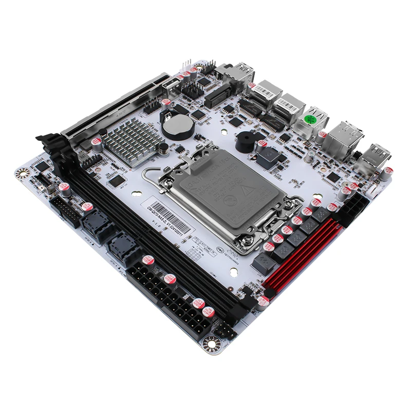 2024 Q670 8-bay NAS Mini ITX Motherboard Upgraded Version LGA1700 Supports intall 12-14 Gen Processor DDR5 I226LM 2.5G with vPro 5