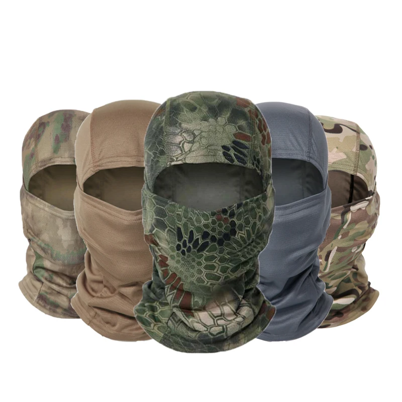 

Outdoor Camouflage Balaclava Military Full Face Scarf Cap Army Tactical Face Mask Cycling Hunting Bandana Hiking Equipment