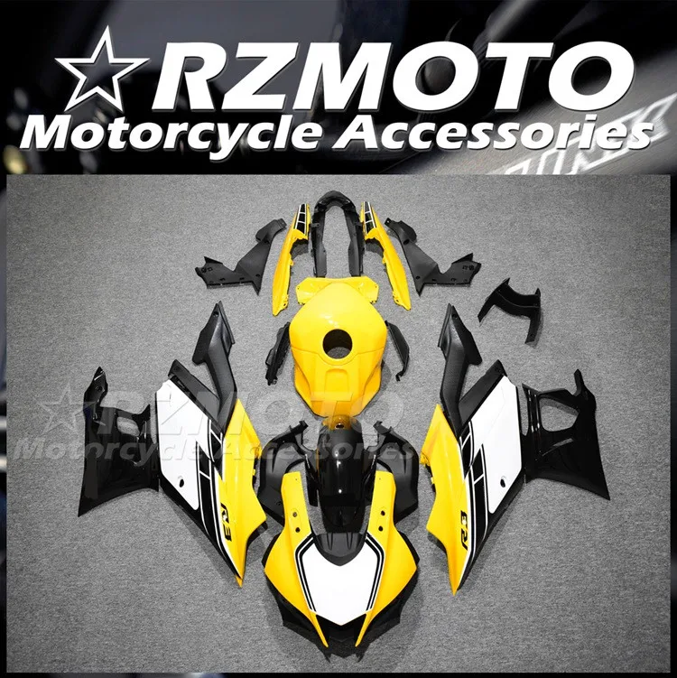 

4Gifts New ABS Motorcycle Fairings Kit Fit For YAMAHA YZF-R3 R25 2019 2020 2021 2022 19 20 21 22 23 Bodywork Set Custom Yellow