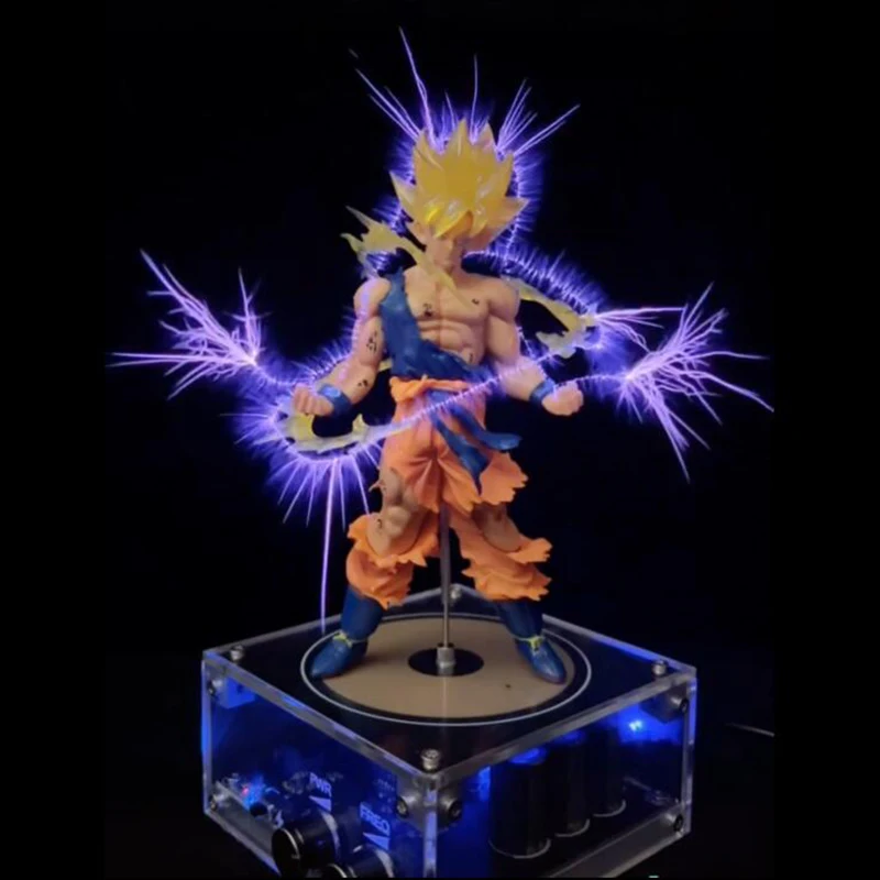 Lightning Dragon Ball Super Saiya Son Goku Anime Cartoon Model Toys 17cm  Electric Arc Landscape Ornaments Decor Toy Gift - Action Figures -  AliExpress