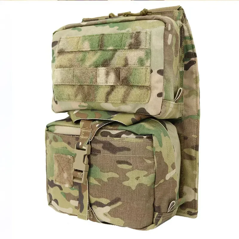 

Tactical Plate Carrier Backpack Airsoft Multicam Military Molle Hydration Pouch Vest Gear Army Hunting Removable Medical Bag