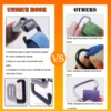 96cm Resistance Band Exercise Bar e-type Hook Door Anchor Handles for Long Elastic Bands Home Squat Deadlift Workout Equipment 2