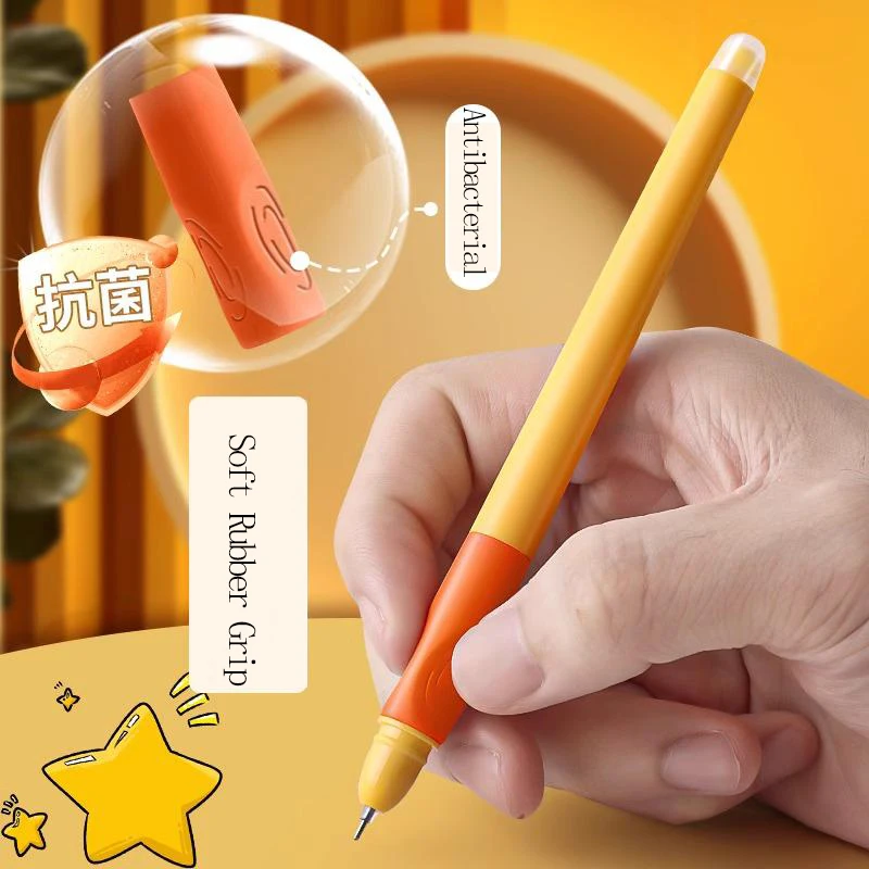 M&G Erasable Gel Pen, Crystal Blue, 0.5mm, with Refillable Cartridge, Suitable for School and Office Use