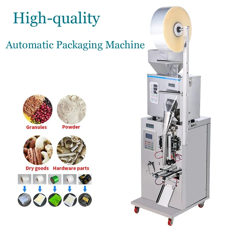 Automatic Quantitative Three-side Sealing Machine Bag Packaging Machine Powder Granule Weighing Machine Back Seal Packaging Mach 2